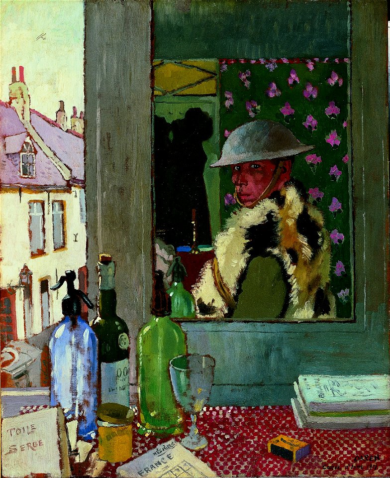 Orpen, William (Sir) (RA) - Ready To Start. Self Portrait, 1917 - Google Art Project