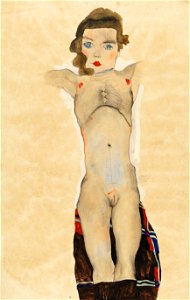 Nude Girl with Arms Outstretched (1911)