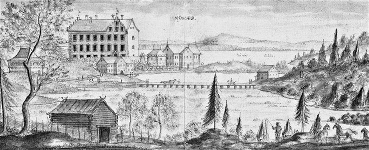 Nynäs slott, Erik Dahlbergh,1663