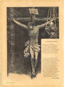 Nuevo Mundo, Mar 29th 1899, Crucifixión, by Mariano Pedrero