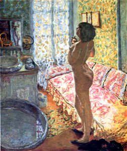 Nude in the sun, by Pierre Bonnard