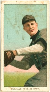 Orval Overall, Chicago Cubs, baseball card portrait LCCN2008675188