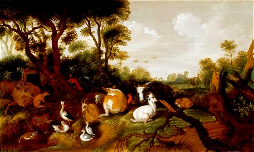 Orpheus Charming the Animals with His Music by Roelant Savery Museum of Fine Arts (Budapest) 9834