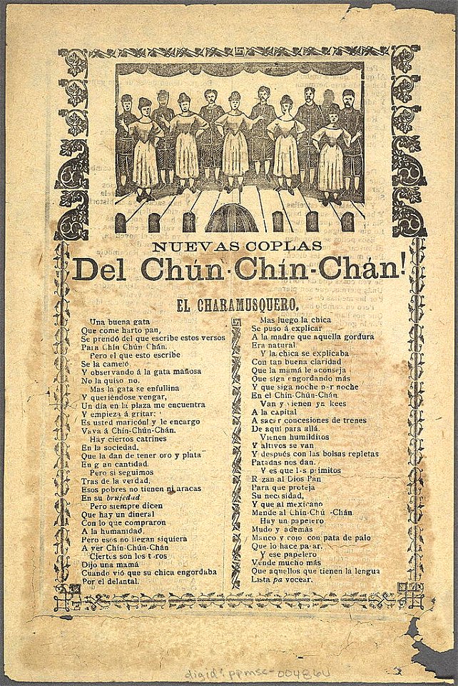 Nuevas coplas del Chún-Chín-Chán! El charamusquero LCCN99615879