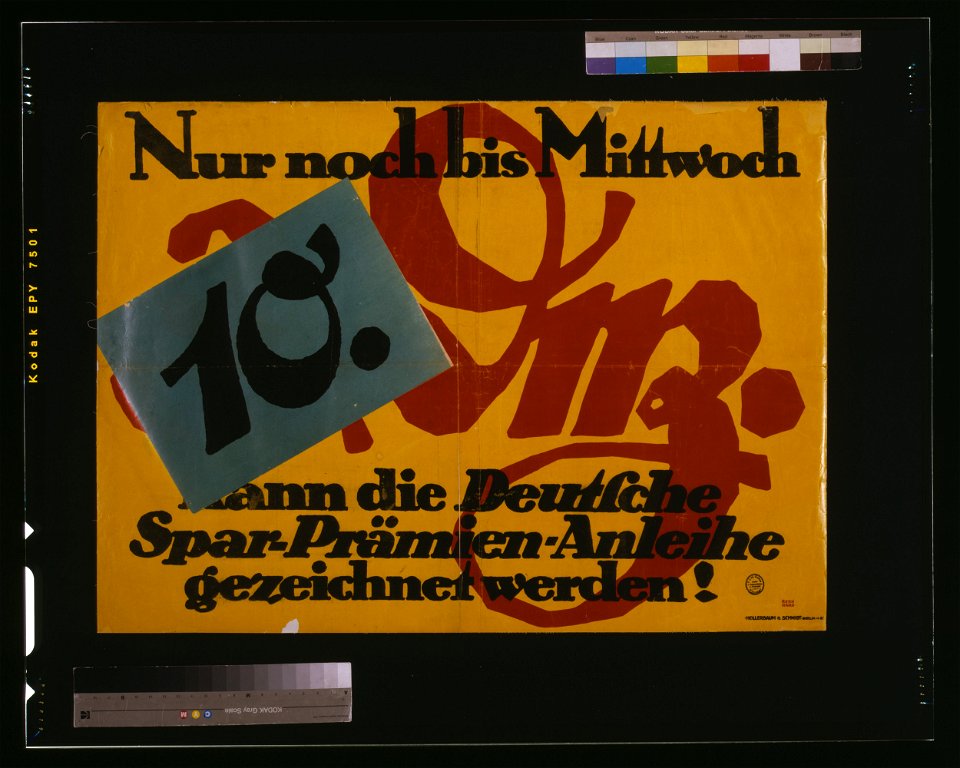 Nur noch bis Mittwoch, 10. Dez., kann die Deutsche Spar-Prämien-Anleihe gezeichnet werden - Bernhard. LCCN2004665840