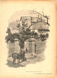 Nuevo Mundo, la Fuente de Luchana, 1899, by Mariano Pedrero