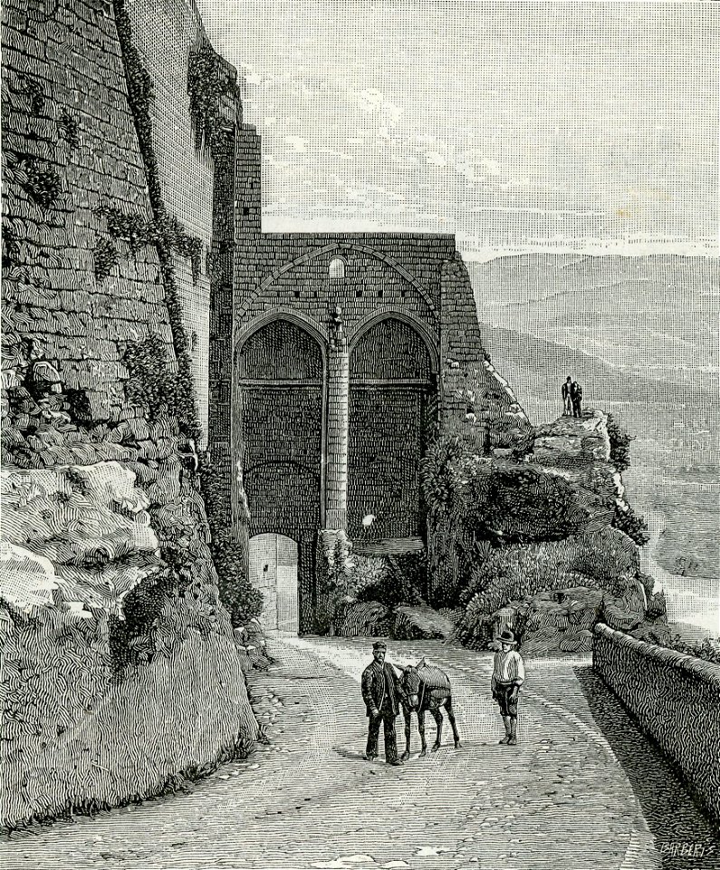 Orvieto una porta della Rocca di San Martino