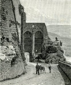 Orvieto una porta della Rocca di San Martino