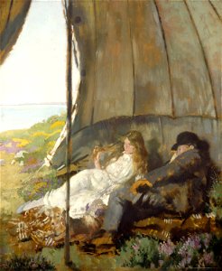 William Orpen - Looking at the Sea (c.1910)