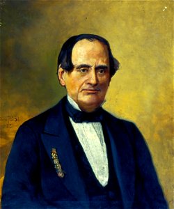 Oscar Pereira da Silva - Retrato de Ferdinando Denis, Acervo do Museu Paulista da USP. Free illustration for personal and commercial use.