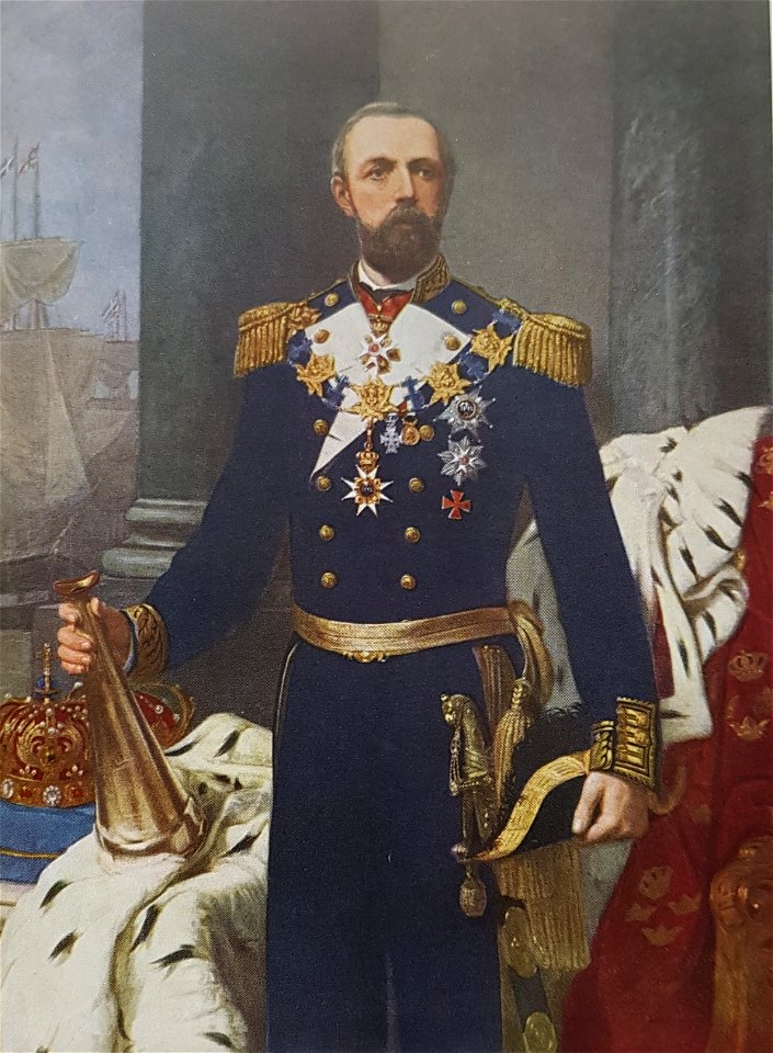 Oskar II som amiral x Edward Perséus