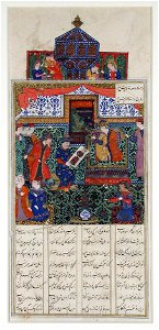Nushabeh receives the portrait of Eskandar (6124497599)