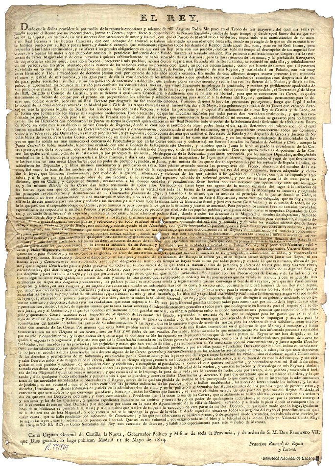 Nulidad de la Constitución de Cádiz