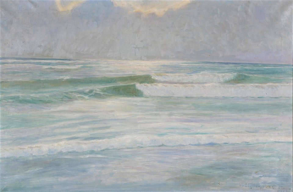 Poul Friis Nybo - Bølgebrænding - 1925