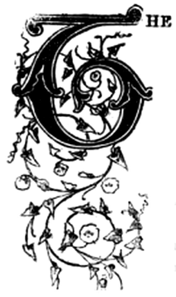 ORNATE LETTER T-2