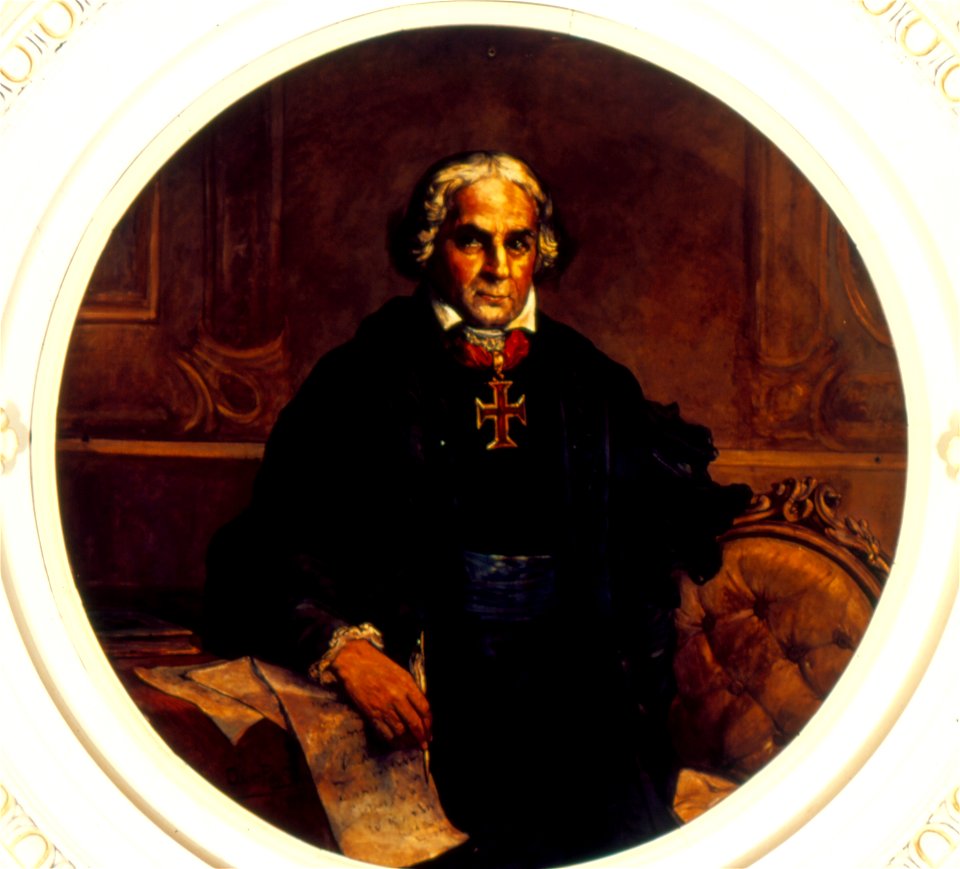 Oscar Pereira da Silva - Retrato de José Bonifácio de Andrada e Silva, Acervo do Museu Paulista da USP