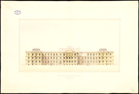 Oskar Sommer Entwurf Kunstgewerbeschule Leipzig ArchMus 16642