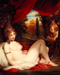 Nymph and Cupid - Bone 1807