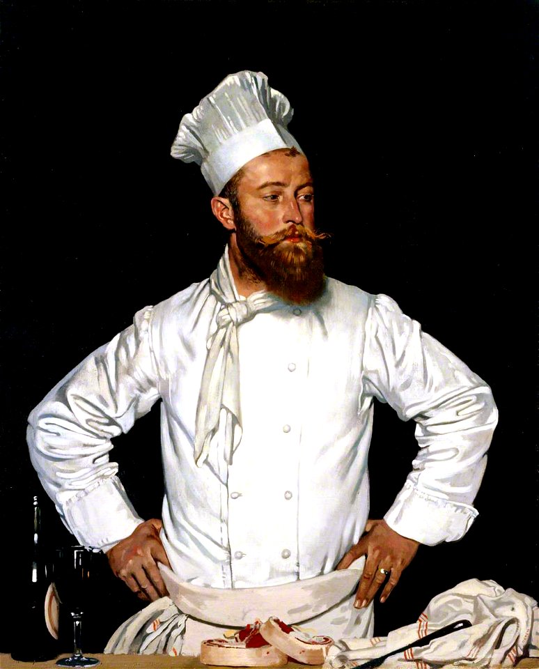 William Orpen Le Chef de l'Hôtel Chatham, Paris