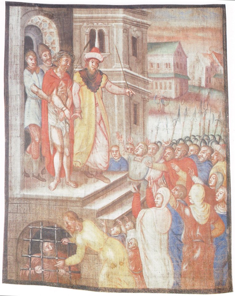 Oswalt Kreusel - Millstätter Fastentuch - Ecce-Homo