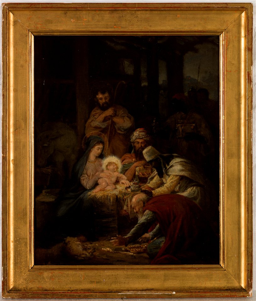Oscar-Pierre Mathieu - Esquisse pour l'église de Vanves , L'Adoration des Mages - PPP4738 - Musée des Beaux-Arts de la ville de Paris