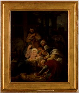 Oscar-Pierre Mathieu - Esquisse pour l'église de Vanves , L'Adoration des Mages - PPP4738 - Musée des Beaux-Arts de la ville de Paris