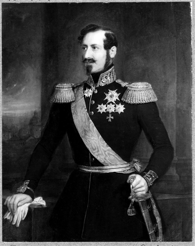 Oskar I, 1799-1859, kung av Sverige och Norge (Friedrich Dürck) - Nationalmuseum - 39296