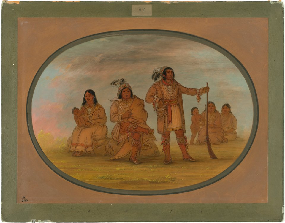 Osceola and Four Seminolee Indians D13246