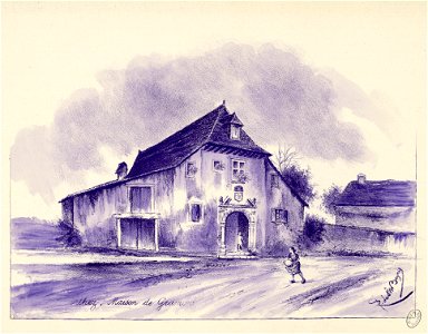 Orthez, maison de Gramont - Fonds Ancely - B315556101 A SAINTMARTIN 020