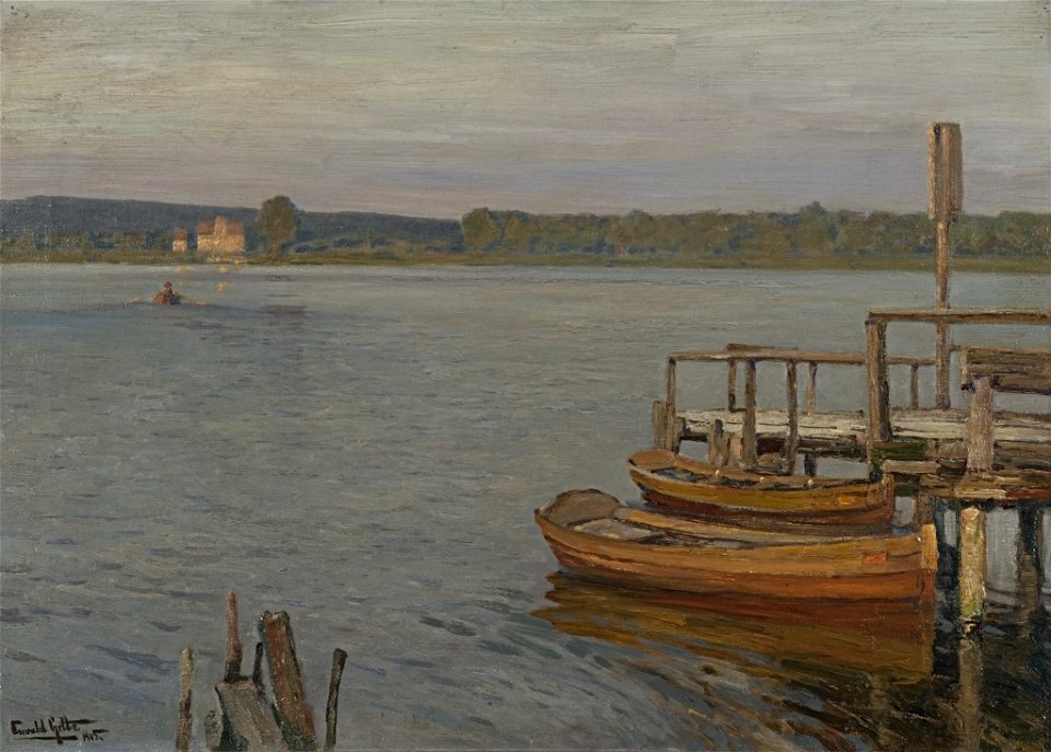 Oswald Gette - Spätsommertag an der Havel - BG-M 3851-87 - Berlinische Galerie