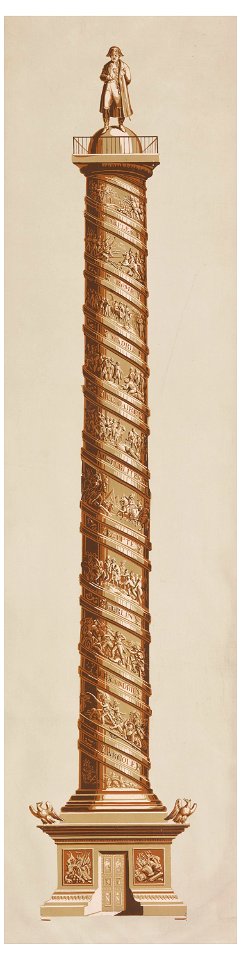 Ornament - Panel, Column, Place Vendome, Paris, 1835–63 (CH 18316407)