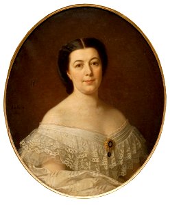 Oscara Fredrica Leopoldina Wahlström (1828-1895), g.m - Nationalmuseum - 151316