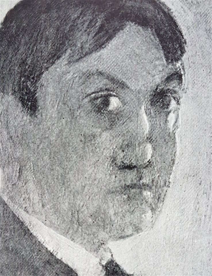 Oscar Ericson självporträtt