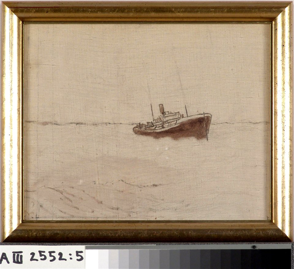 Oscar Kleineh - Laiva merellä - A III 2552-5 - Finnish National Gallery