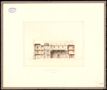 Oskar Sommer Entwurf Kunstgewerbeschule Leipzig ArchMus 16644