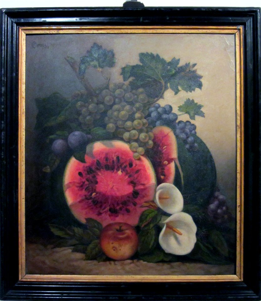 Ortega, Pascual - Frutas -1875 osm MMBAV fRF03 framed