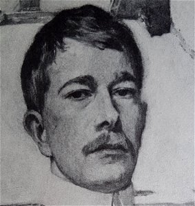 Oscar Andersson självporträtt född 1877