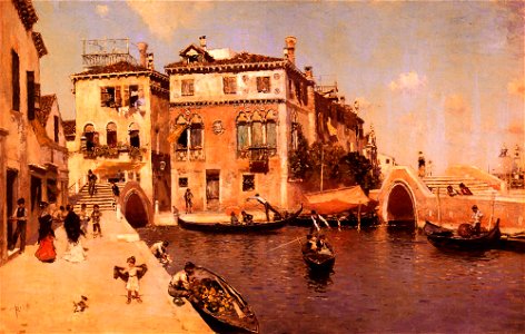 Ortega Martin Rico y A Venetian Afternoon