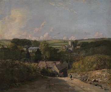 John Constable - Osmington Village - Google Art Project. Free illustration for personal and commercial use.