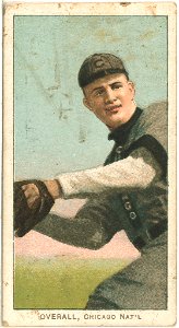 Orval Overall, Chicago Cubs, baseball card portrait LCCN2008675188