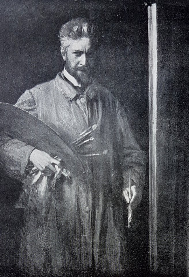 Oscar Björck självporträtt