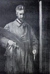 Oscar Björck självporträtt