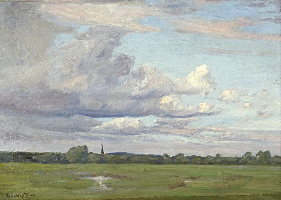 Oswald Gette - Große Luft - BG-M 2039-80 - Berlinische Galerie