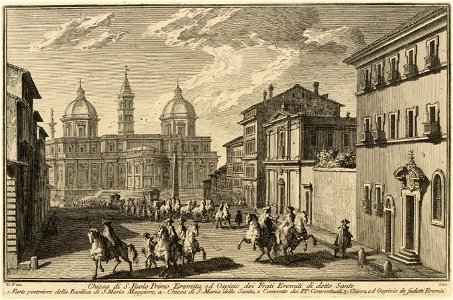 Ospizio dei Frati Eremiti - Plate 122 - Giuseppe Vasi