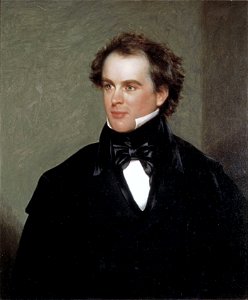 Charles Osgood - Portrait of Nathaniel Hawthorne (1840)FXD