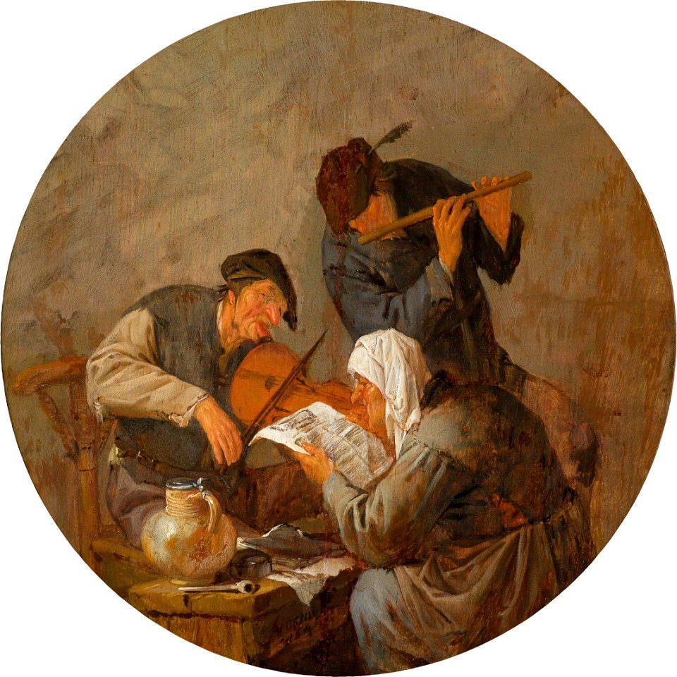 Адриан ван Остаде, Крестьянская музыка, 1642