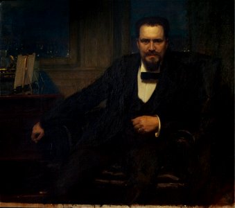 Oscar Björck Portrait of Ernest Thiel Thielska 62