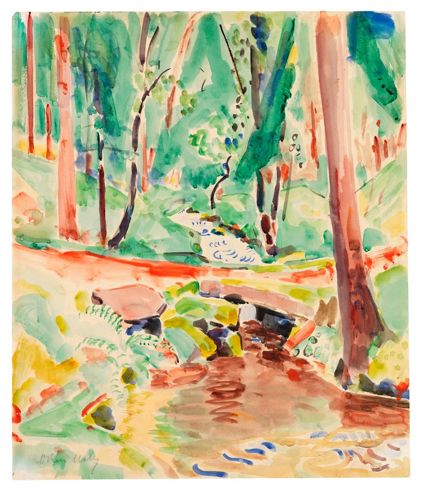 Oskar Moll Waldbach II 1920