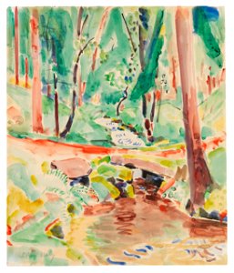 Oskar Moll Waldbach II 1920