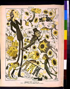 Oscar the apostle. Puck's Wilde dream of an aesthetic future for America - F. Opper. LCCN94501542